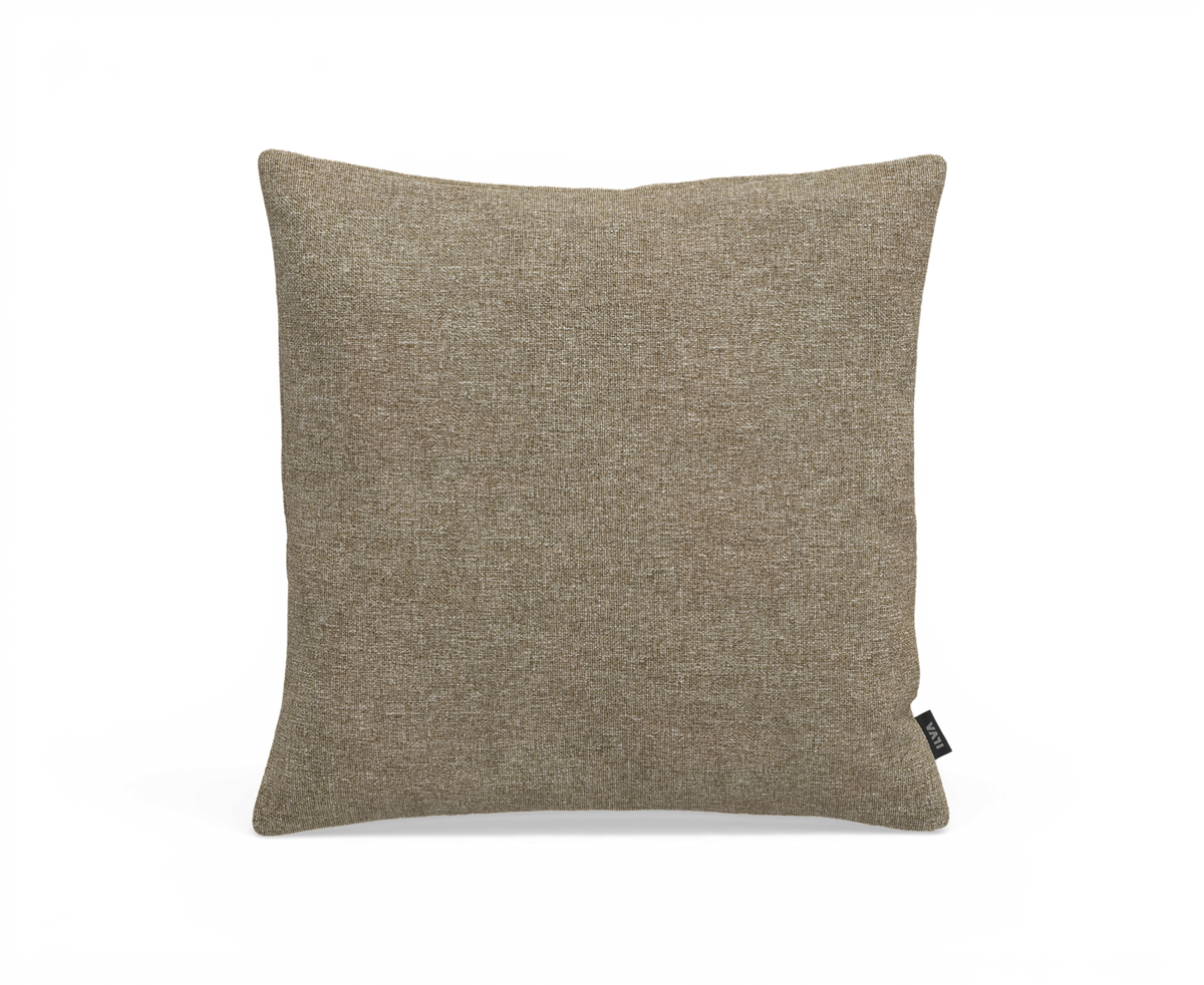 Beige melerad fyrkantig prydnadskudde