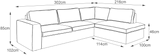 Modernt kök med grå skåp, vit marmorbänkskiva och stänkskydd, svart blandare och ho, öppna trähyllor med porslin, skärbrädor och en liten grön växt i dagsljus._ref