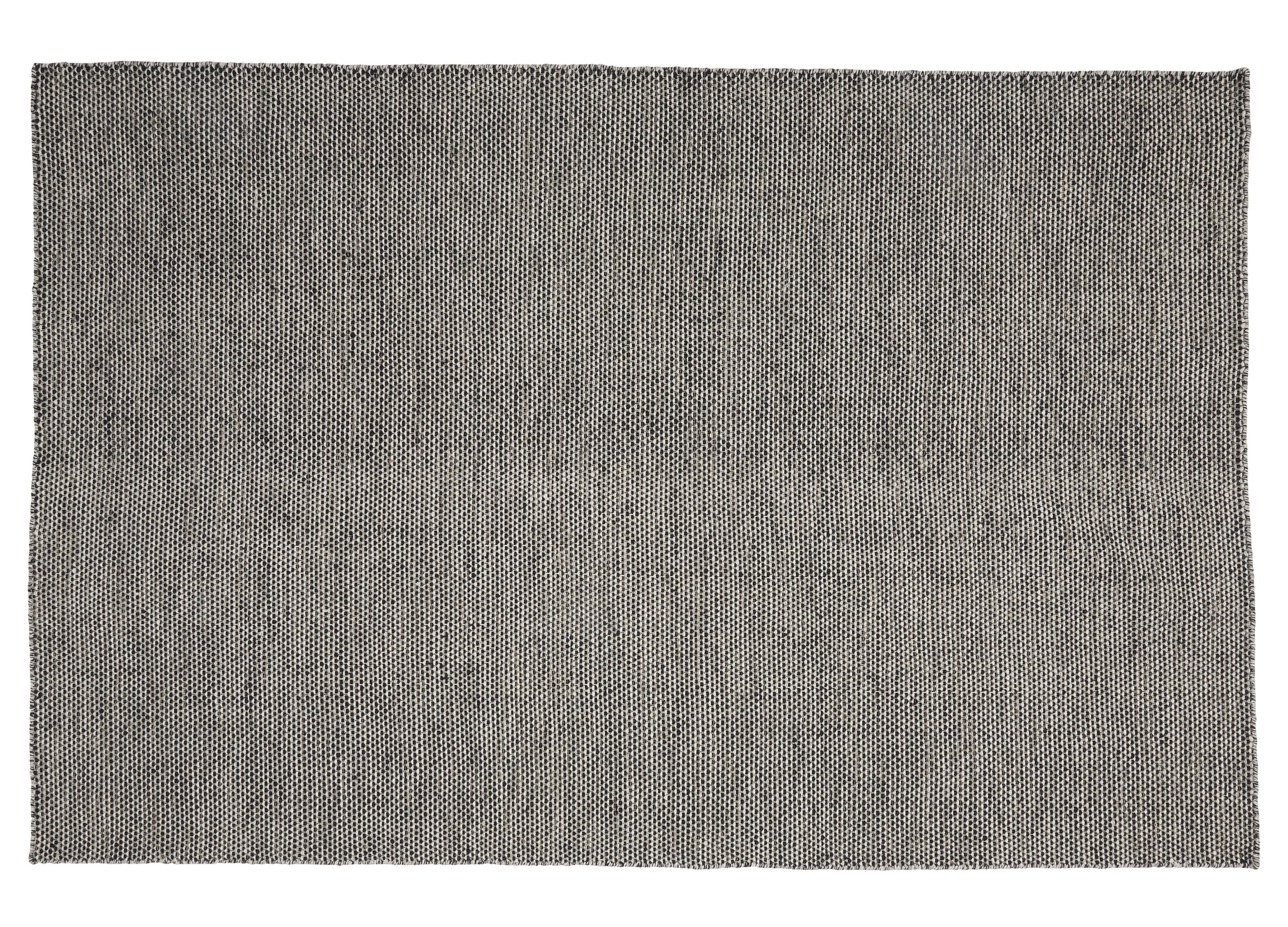 Gabi Kelimmatta 190 x 290 cm - Svart ull och offwhite/ljusgrått mönster