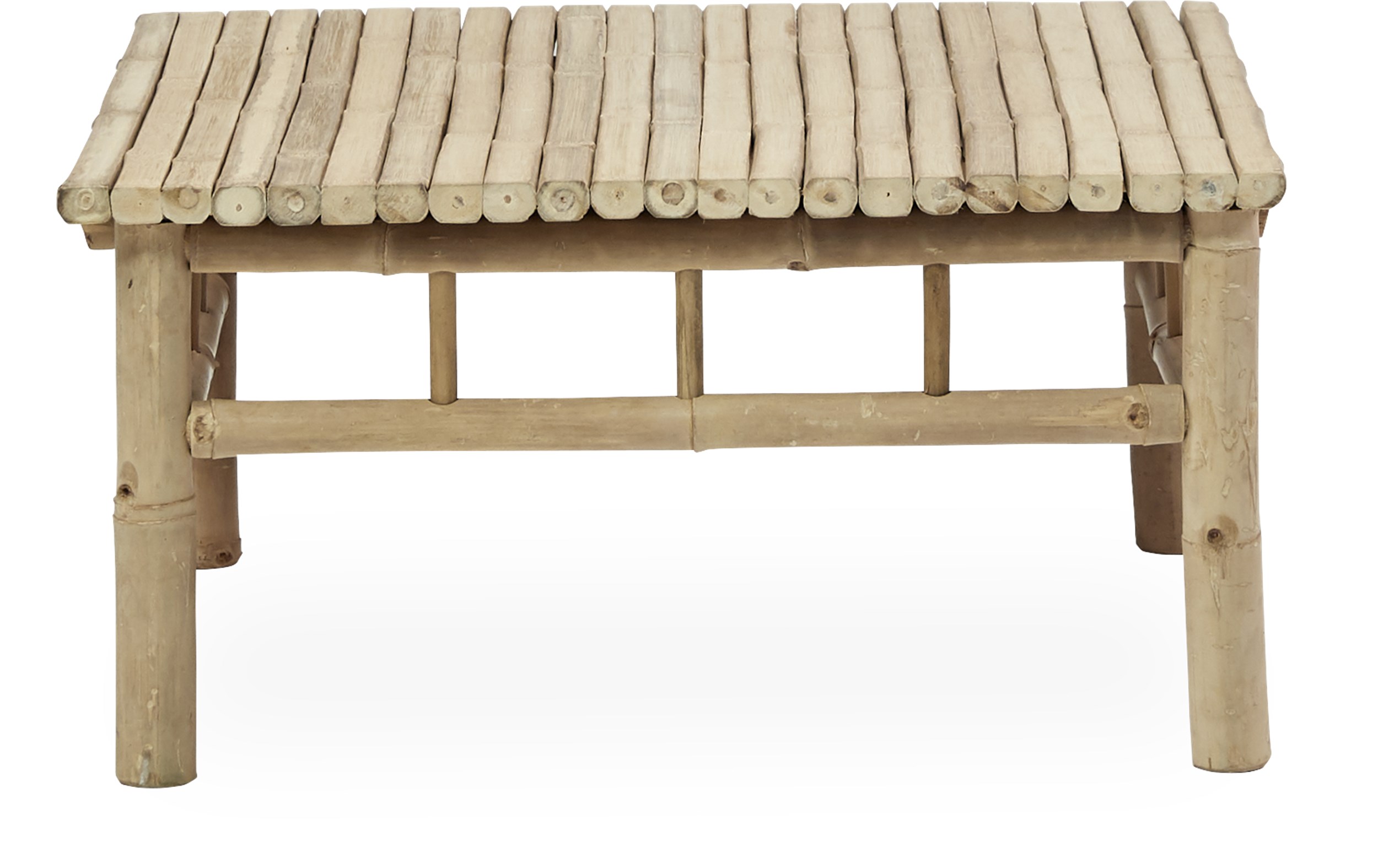 Halong Loungebord 70 x 70 x 35 cm - Bambu