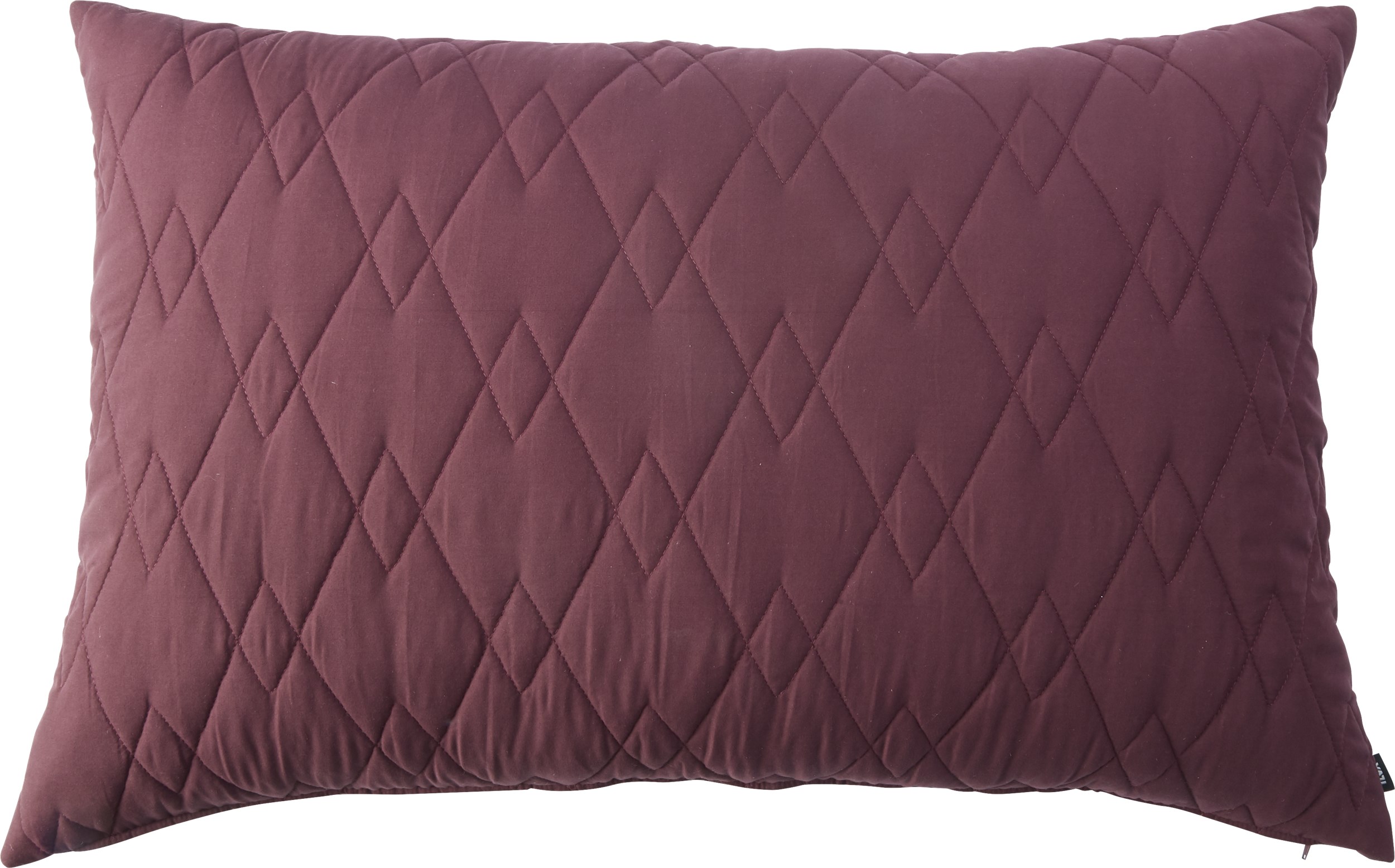 Bayamon Klädsel till gavelkudde 60 x 90 cm - Vinröd polyester och likadan fram- och baksida