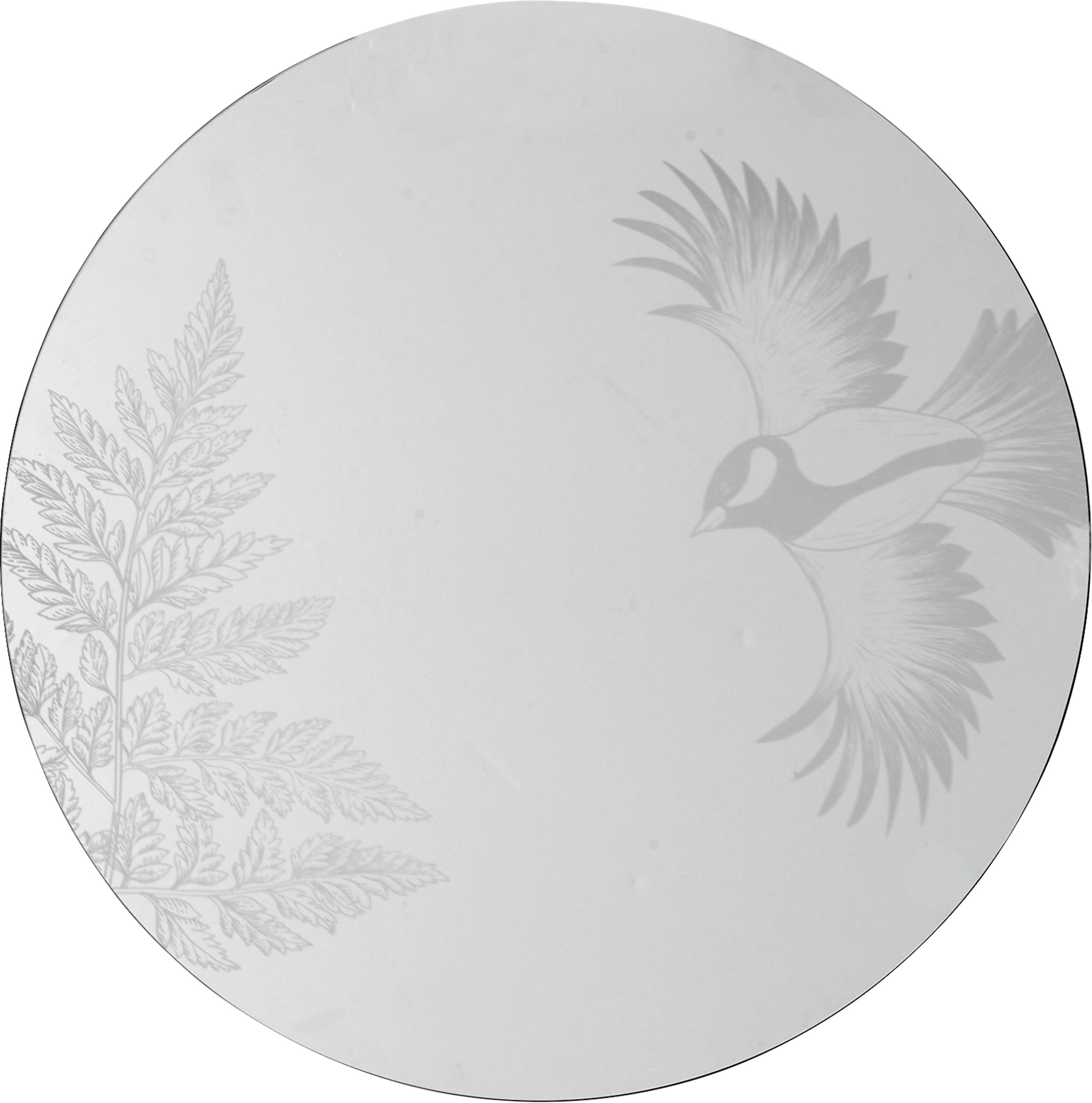 Bird spegel 60 cm - Silver