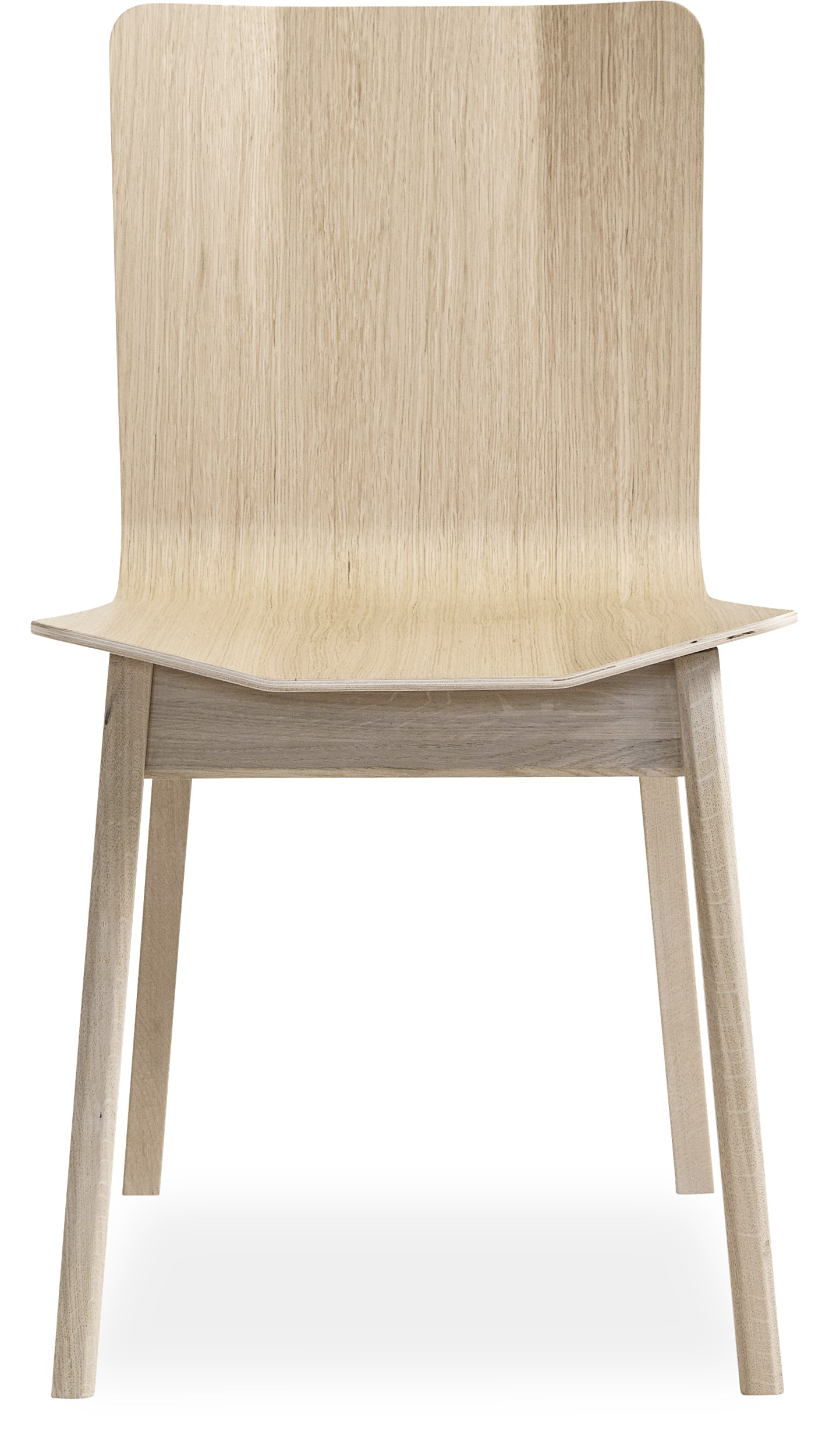 Skovby SM807 matstol - Sits i vitlackerat ekfaner och ben i vitlackerad massiv ek