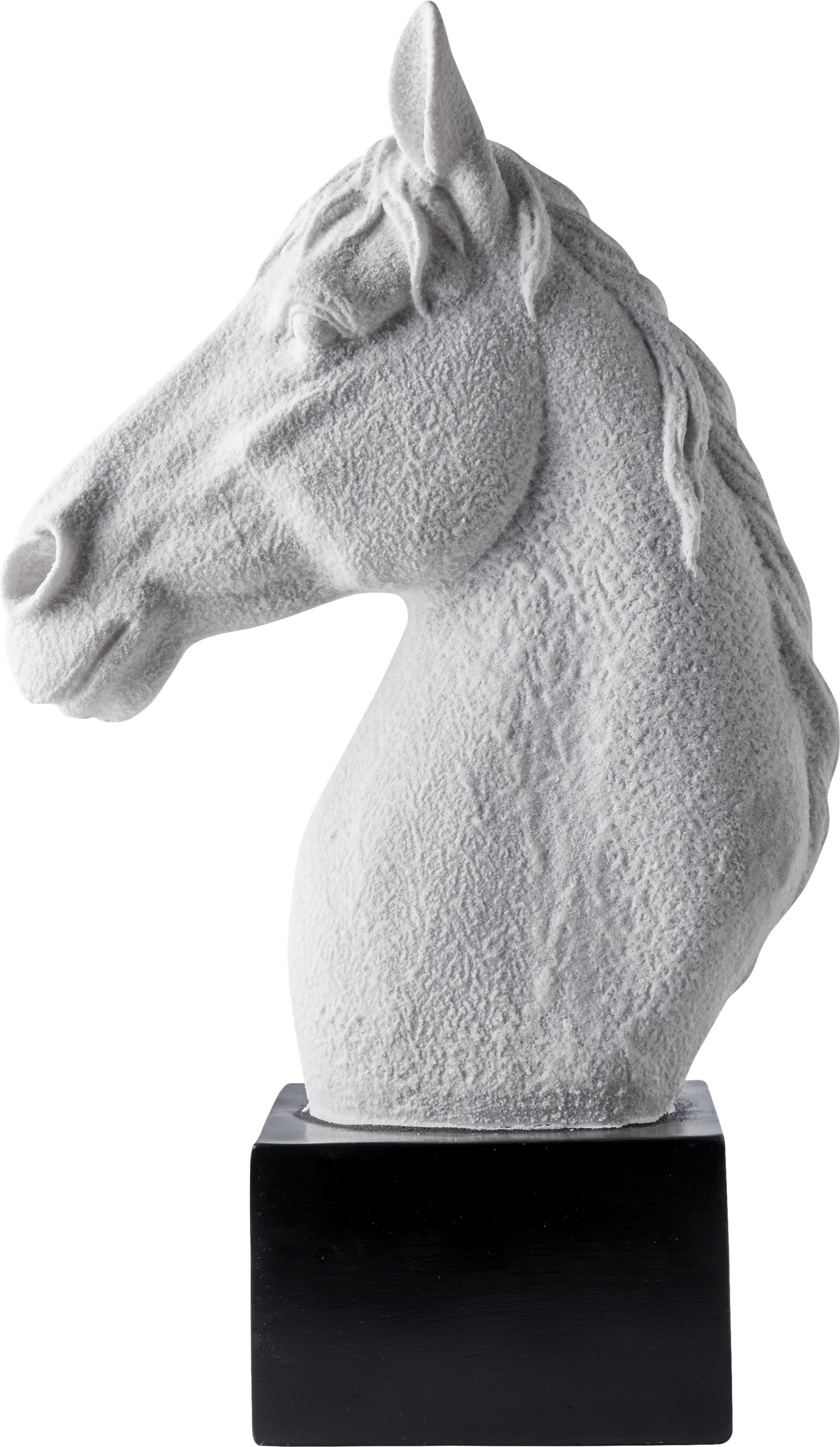 Cavallo Prydnad 29 x 49 x 15 cm - Vit polyresin och Hästhuvud