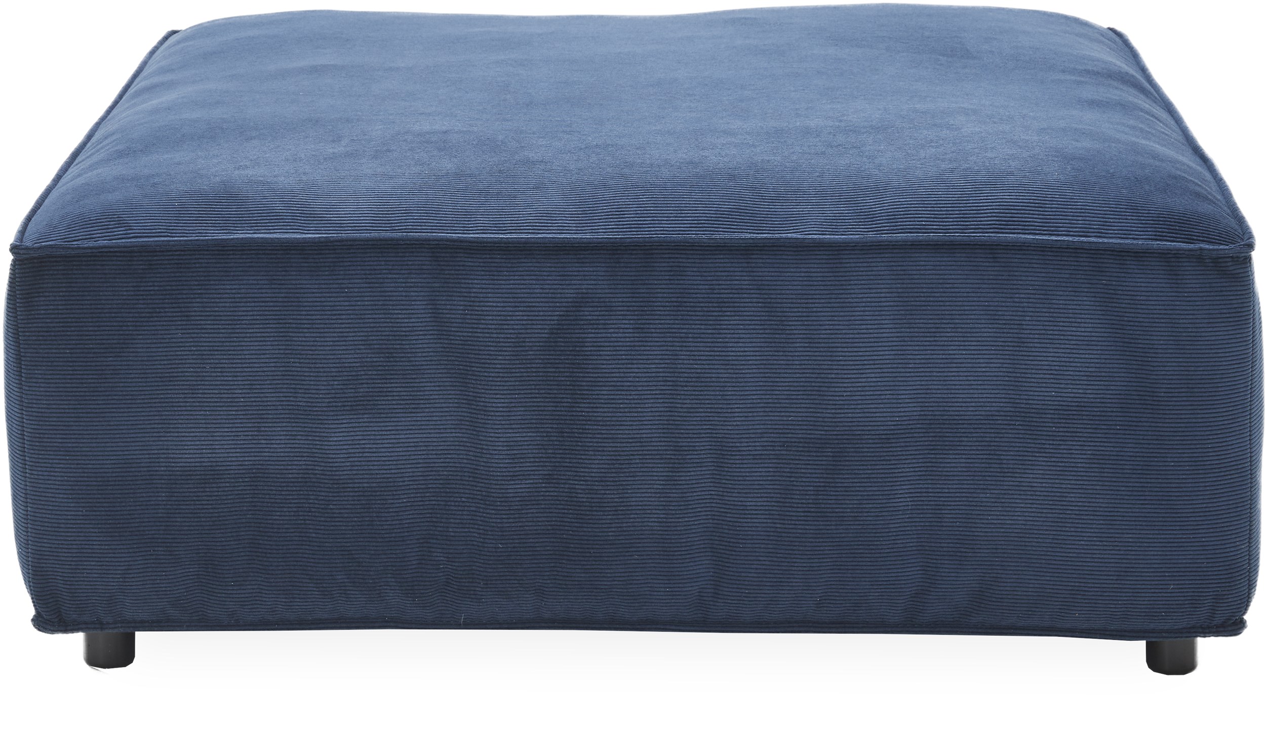 Norstrom Soffpuff - Wave 220 Royal blue textil och ben i svart plast