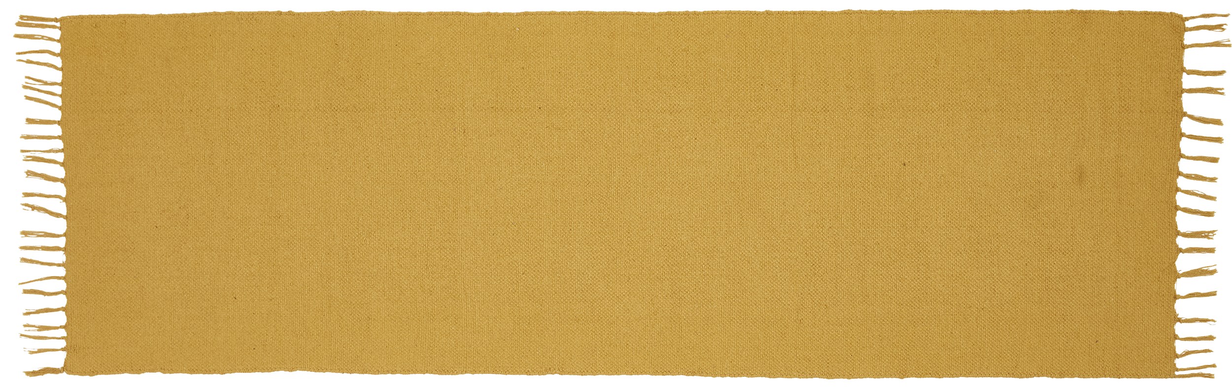 Joye Gångmatta 65 x 140 cm - Mustard återvunnen bomull