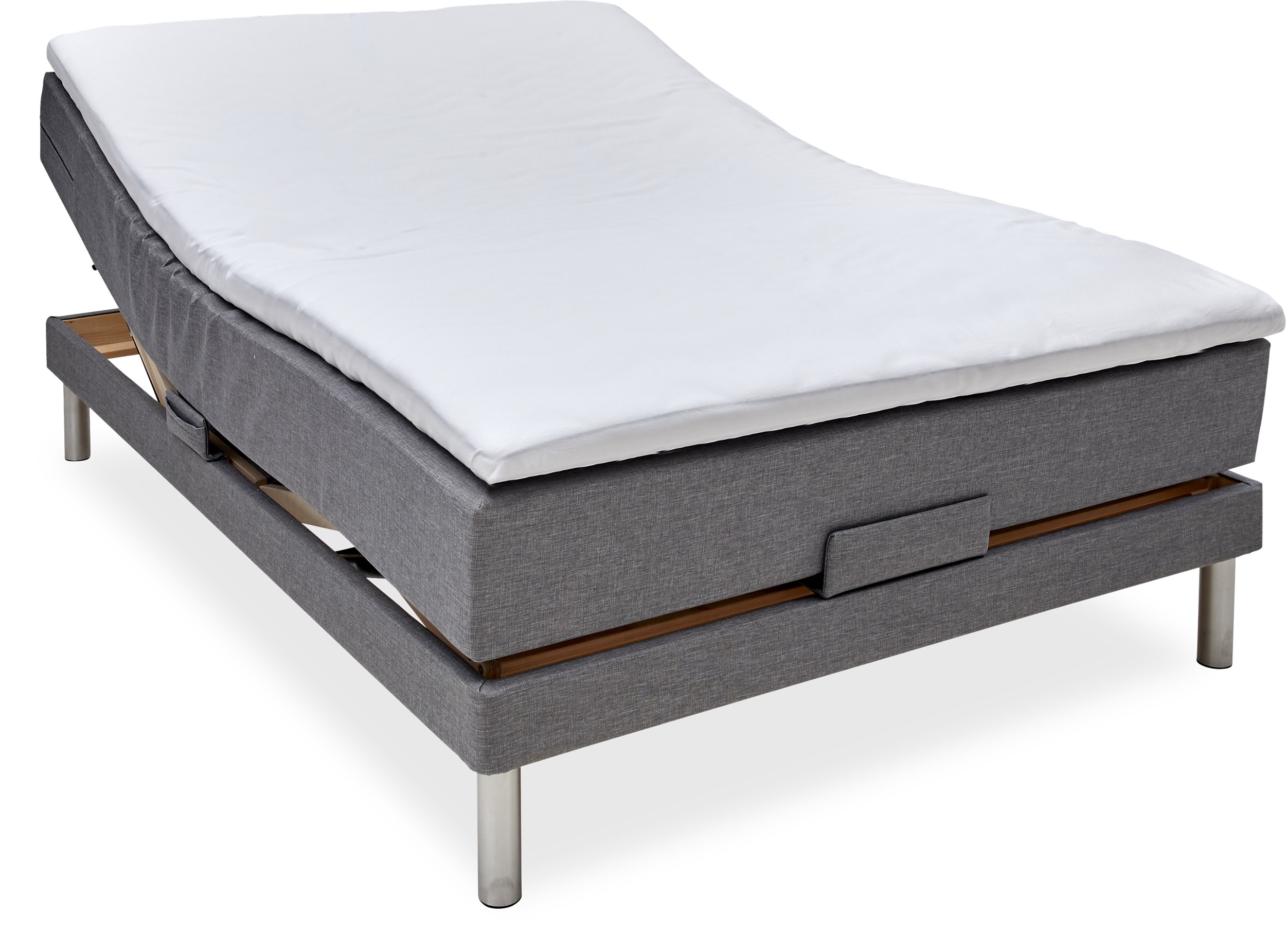 Nocturne Silver ställbar säng 140 x 200 cm - ställbar säng 140 x 200 cm 