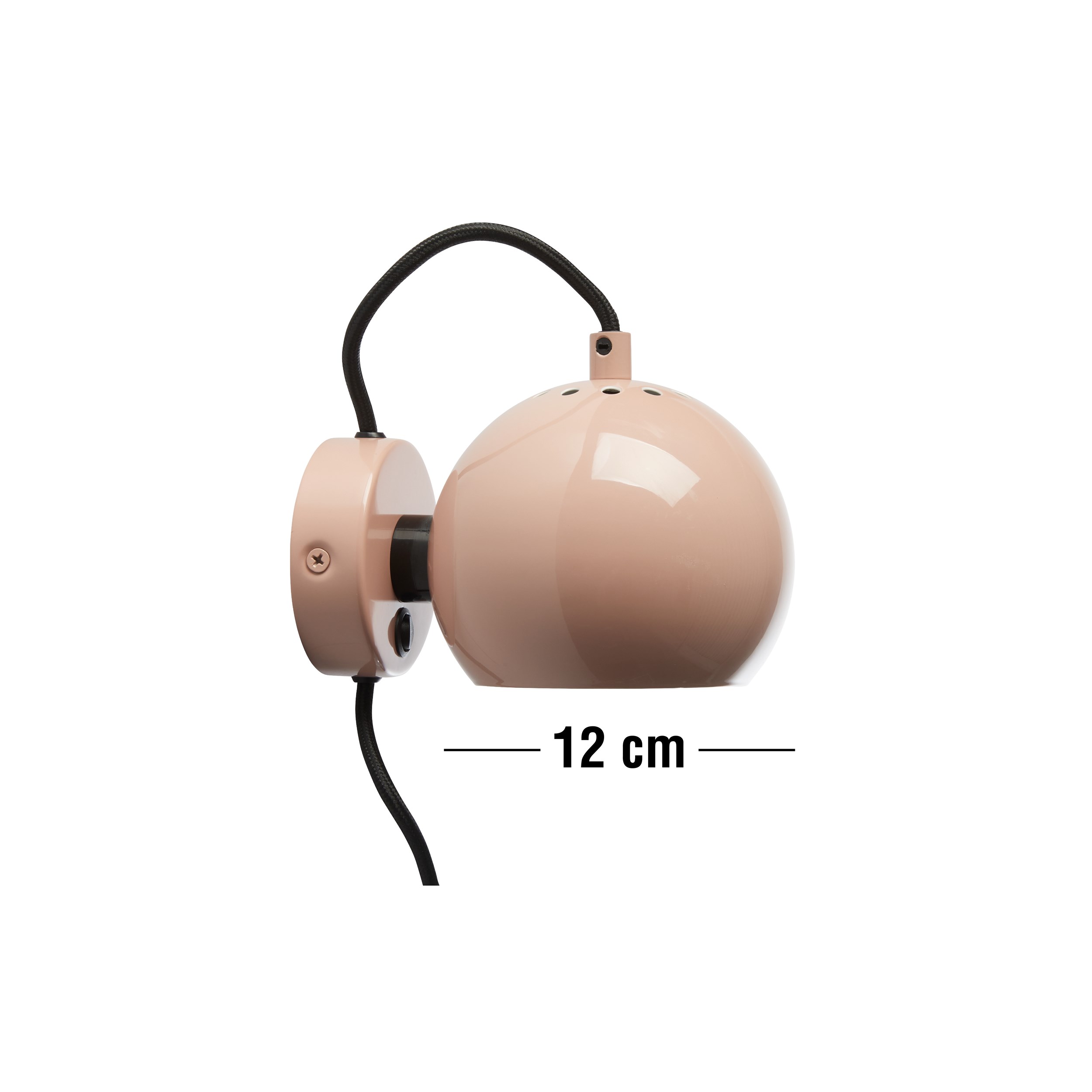 Ball Vägglampa 12 cm 