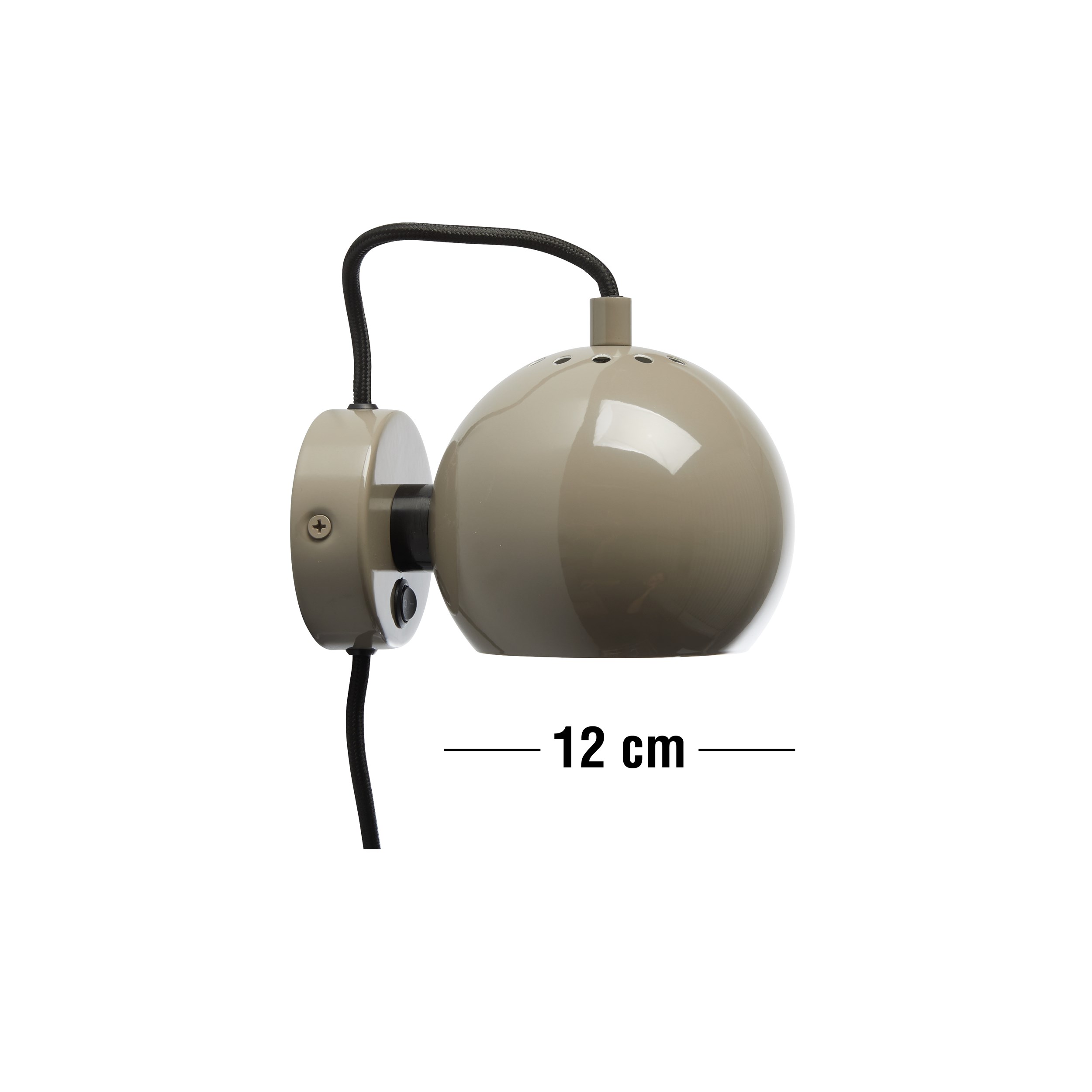 Ball Vägglampa 12 cm 
