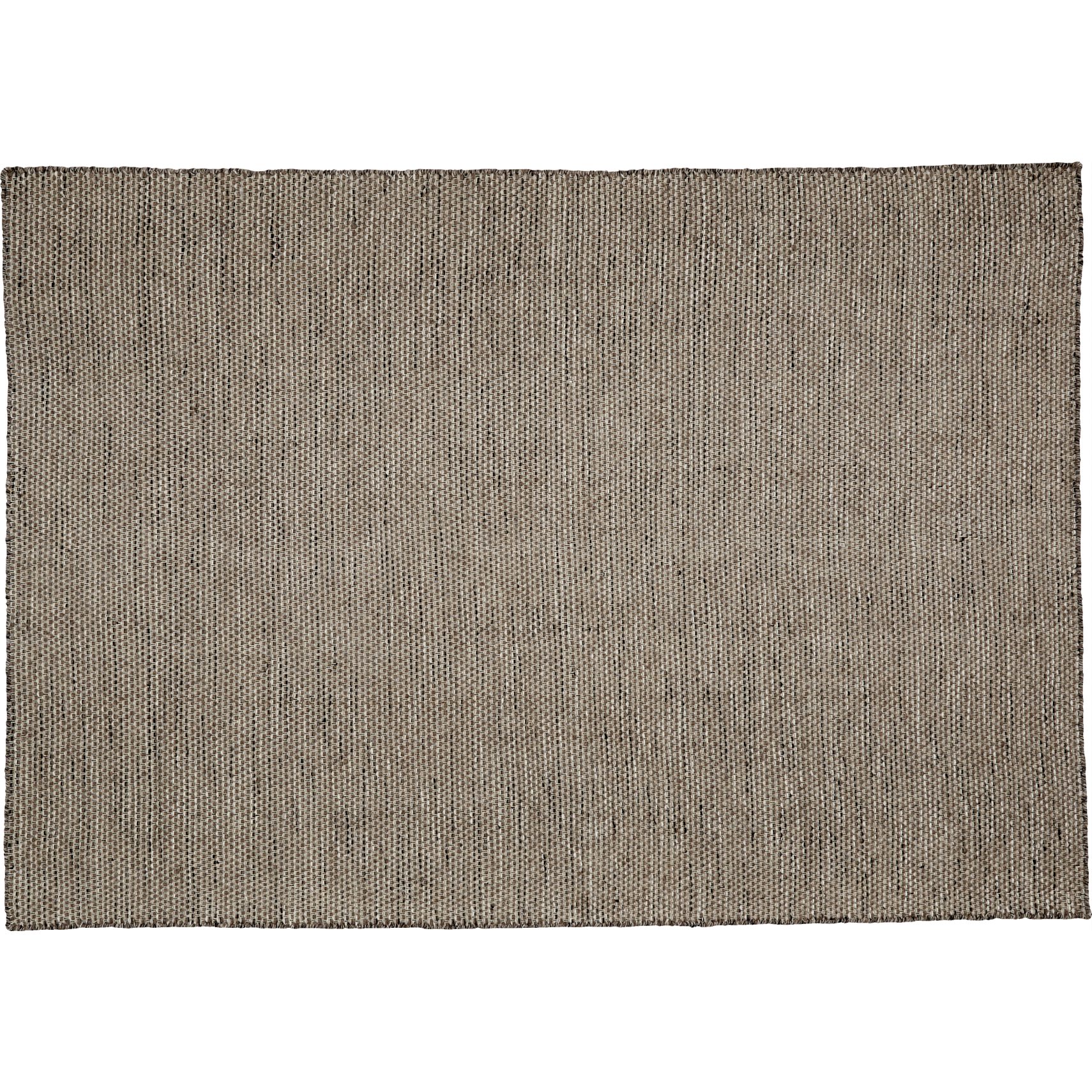 Gabi Kelimmatta 160 x 230 cm - Brun ull och offwhite/svart mönster