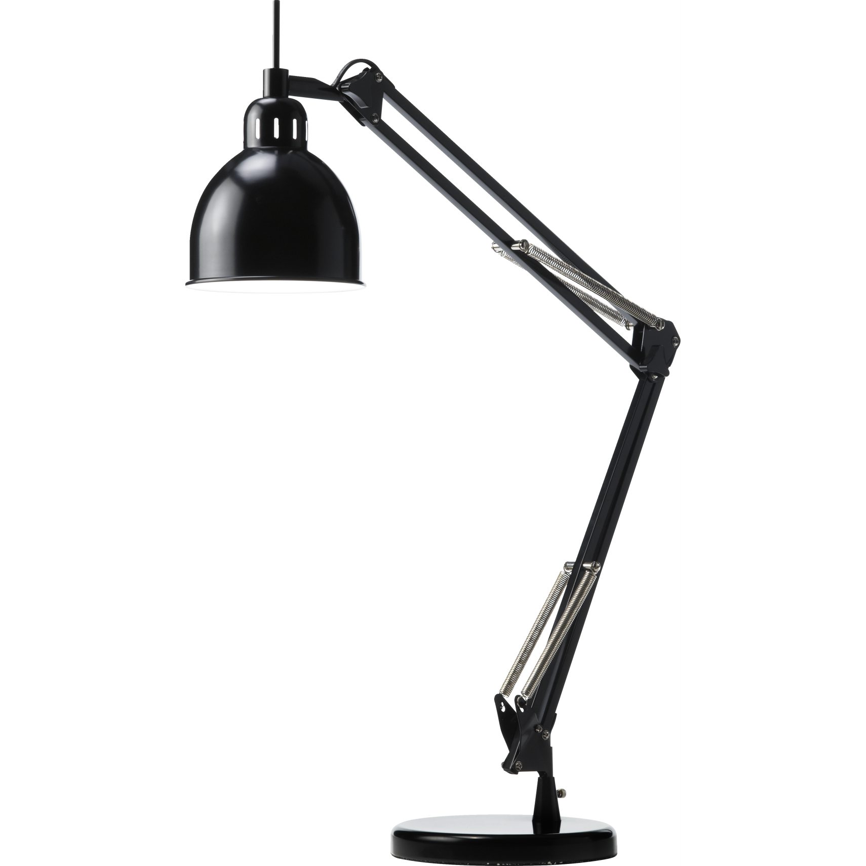 Job Bordslampa 68 cm - Matt svart metallskärm och fot